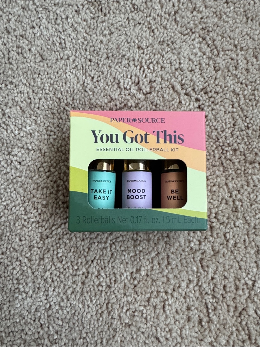 Paper Source You Got This Rollerball Trio - Mint, Lavender, Brown